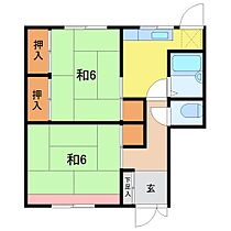 ペディコート福井鯖江 101 ｜ 福井県鯖江市水落町 3丁目6-39（賃貸マンション2DK・1階・51.84㎡） その2