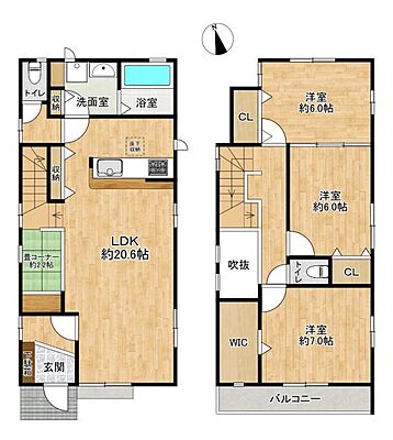 間取り 中川区吉津二丁目