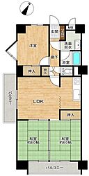 サントピア日置 3LDKの間取図画像