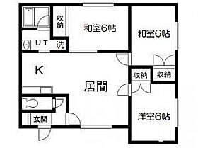 タケイチハイツＡ 201 ｜ 北海道旭川市西御料二条1丁目5番地3号（賃貸アパート3LDK・2階・64.40㎡） その2