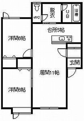 トパーズ６．６_間取り_0