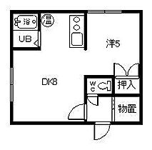 コートハウス愛宕B棟 107 ｜ 北海道旭川市豊岡十五条6丁目6番地16号（賃貸アパート1DK・1階・34.02㎡） その2