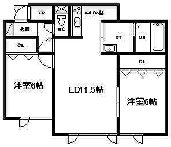 ピノ・ノワール 102｜北海道旭川市南一条通23丁目(賃貸アパート2LDK・1階・58.33㎡)の写真 その2