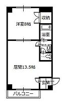 北一・ハイツ B-1 ｜ 北海道旭川市東旭川北一条2丁目1番地22号（賃貸マンション1LDK・2階・44.33㎡） その2