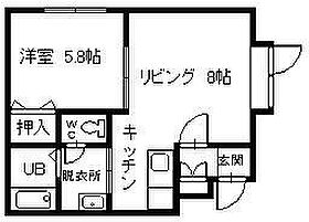 ブリングウェルス 206 ｜ 北海道旭川市豊岡三条6丁目6番地10号（賃貸アパート1LDK・2階・38.26㎡） その2