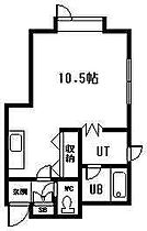 アムール医大前 1-D ｜ 北海道旭川市緑が丘二条4丁目10番地6号（賃貸アパート1R・1階・26.73㎡） その2