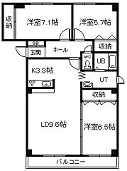 物件の間取り