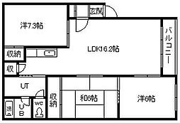 ファミリアプラザ 3LDKの間取図画像