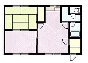 コーポかどま 5 ｜ 北海道旭川市東旭川南一条6丁目5番地21号（賃貸アパート2LDK・2階・48.60㎡） その2