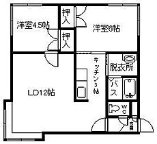 グランデ東光 202 ｜ 北海道旭川市東光十五条4丁目2番地7号（賃貸アパート2LDK・2階・51.84㎡） その2