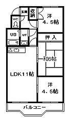 物件の間取り