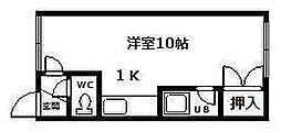 間取図画像 1K