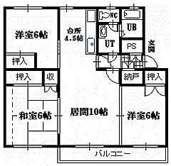 物件の間取り