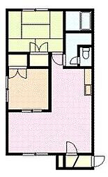 ノースコート19 2LDKの間取図画像