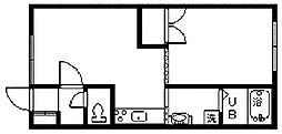 フロム・KB 1LDKの間取図画像