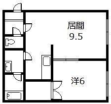 ウエストS 205 ｜ 北海道旭川市東鷹栖東一条3丁目（賃貸アパート1LDK・2階・36.45㎡） その2