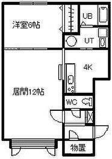 ファベリー 102｜北海道旭川市緑町17丁目(賃貸アパート1LDK・1階・49.41㎡)の写真 その2