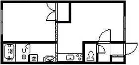 フロムK A・B B102 ｜ 北海道旭川市川端町四条6丁目（賃貸アパート1DK・1階・32.08㎡） その2
