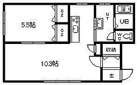 ななかまど 101 ｜ 北海道旭川市旭町二条5丁目（賃貸マンション1LDK・1階・42.91㎡） その2