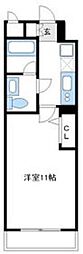 フォンターナ相模大野 1Kの間取図画像