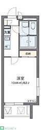 CLEINOタウンコート ワンルームの間取図画像