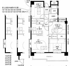 物件の間取り