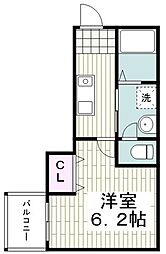 ラフィーナーさがみ野 1Kの間取図画像
