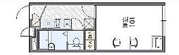 レオパレスドッグウッド 1Kの間取図画像