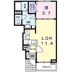 間取図画像 1LDK