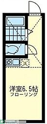 ユナイト白楽エドモンドの杜 ワンルームの間取図画像