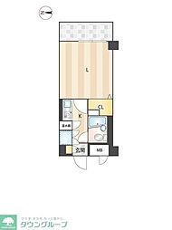 白楽六恵館 1Kの間取図画像