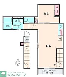 アクアベース西横浜 1LDKの間取図画像