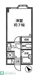 プラザK大倉山 ワンルームの間取図画像