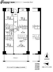 リバーサイド長島 3LDKの間取図画像