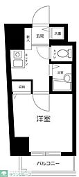 ステージファースト目白 1Kの間取図画像