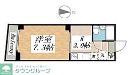 ぷらむ南大塚 1Kの間取図画像