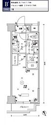 スカイコートパレス板橋 1Kの間取図画像