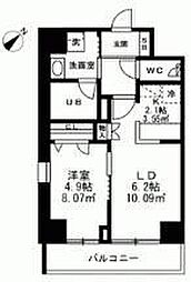 SUNRISE上池袋 1LDKの間取図画像