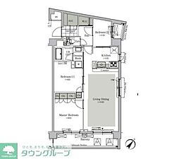 ParkCube西ヶ原STAGE 3LDKの間取図画像