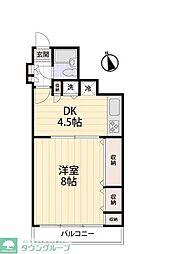 プレム・プラーナ 1DKの間取図画像
