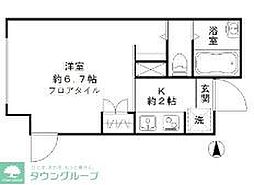 PATIODE本郷 1Kの間取図画像