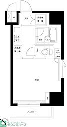 ルーブル豊島千石 1Kの間取図画像