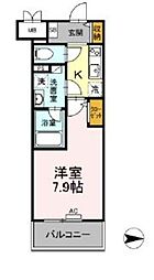 間取図画像 1K