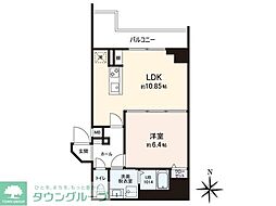 VISTA豊島 1LDKの間取図画像