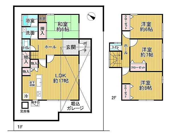 間取りを拡大表示