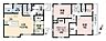 間取り：1階はLDKと隣接する和室を合わせると約18帖の空間＾＾ 主寝室にはウォークインクローゼット付き＾＾