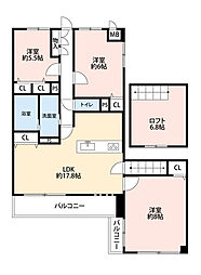 ロマネスク春日弥生 3LDKの間取図画像