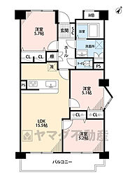 間取図画像 3LDK