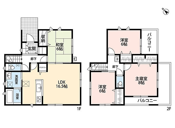 間取りを拡大表示