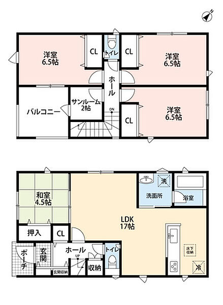 間取りを拡大表示